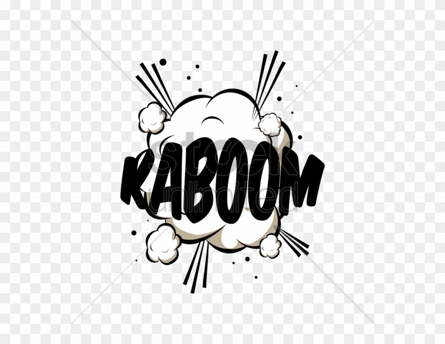 Free Download Kaboom Graphic Clipart Drawing Clip Art - Kaboom Drawing - Png Download