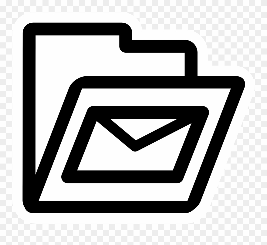 All Photo Png Clipart - Black And White File Folder Clipart Transparent Png