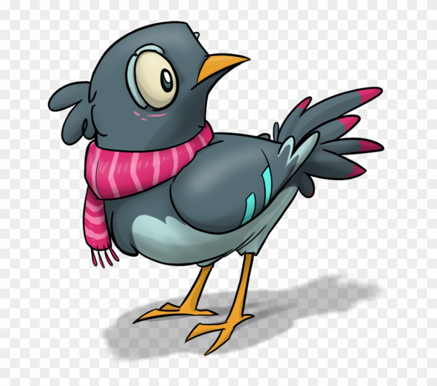 Image Free Birb Drawing Love Bird - Typical Pigeons Clipart