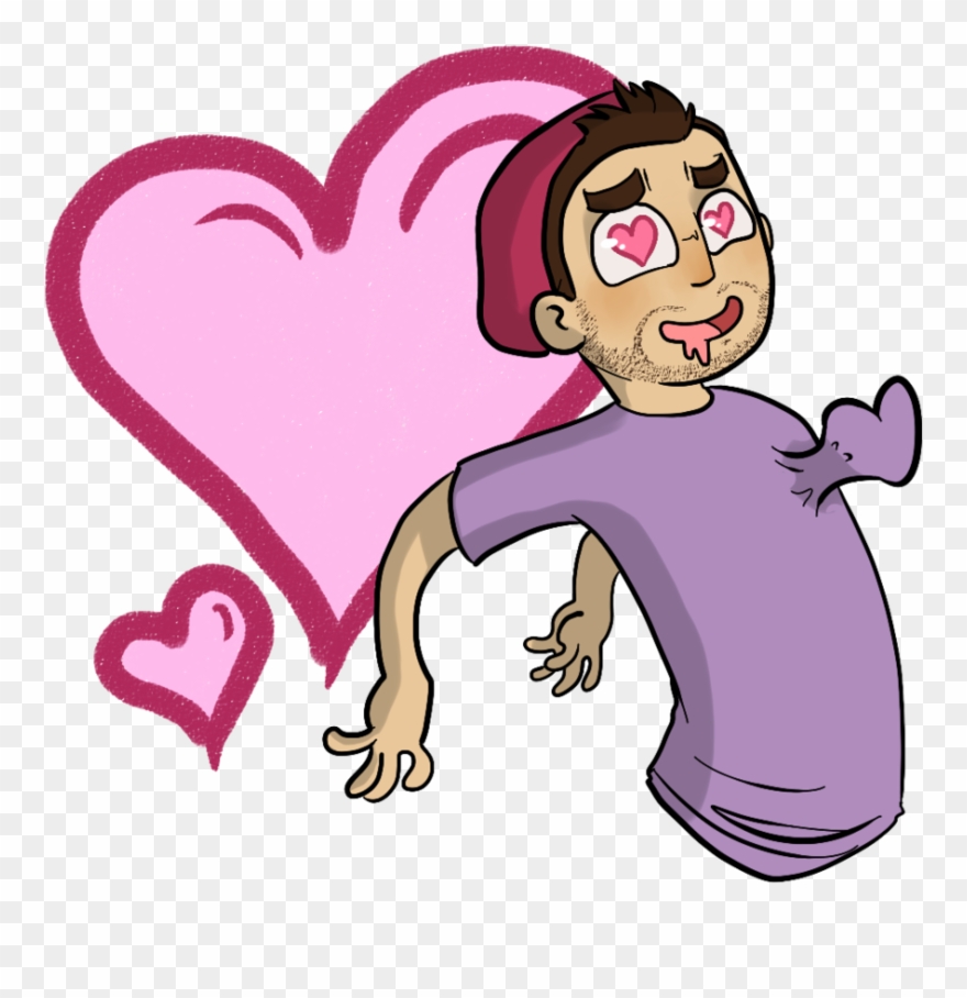 Cartoon Love Struck Clipart