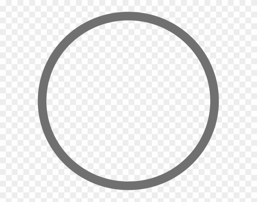 Centre Stone Shape - White Circle Vector Png Clipart