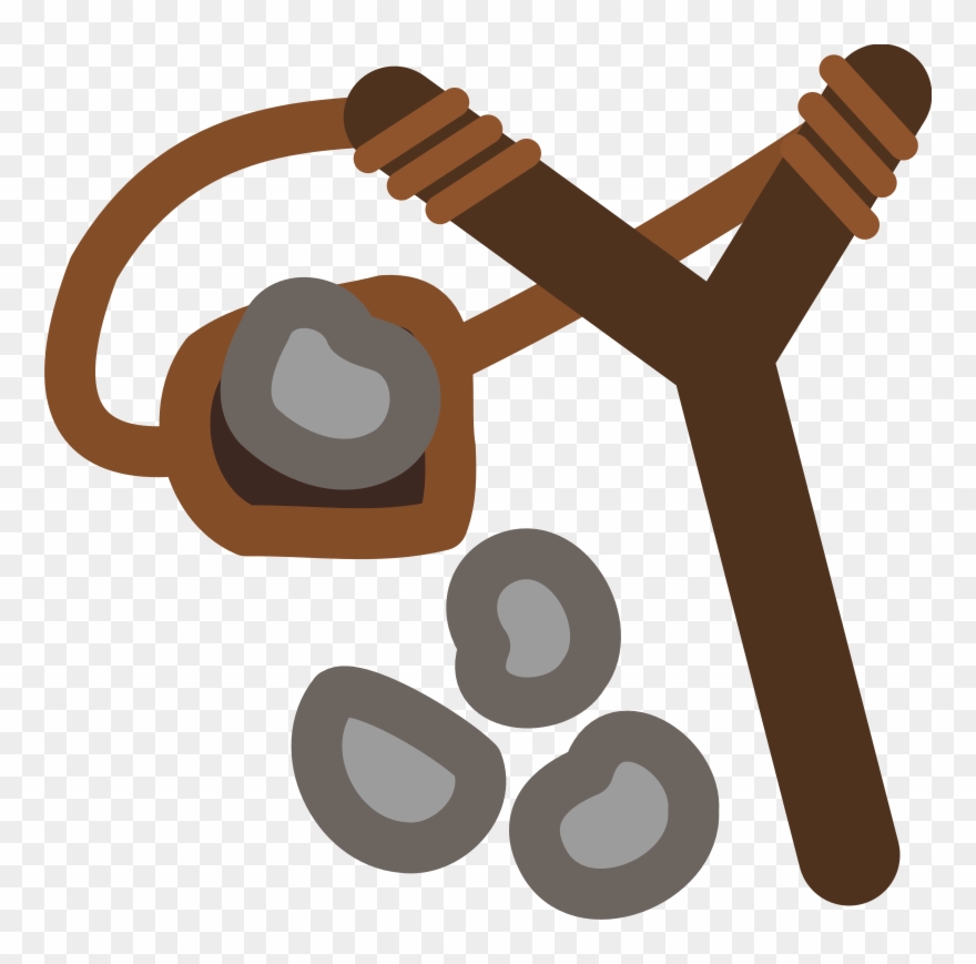 Stone Clipart Free For Download - Angry Birds Slingshot Clipart - Png Download