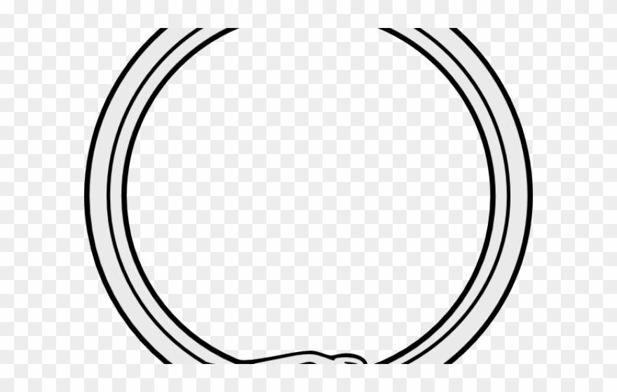 Drawn Roadway Infinite - Serpent Qui Se Mord La Queue Clipart