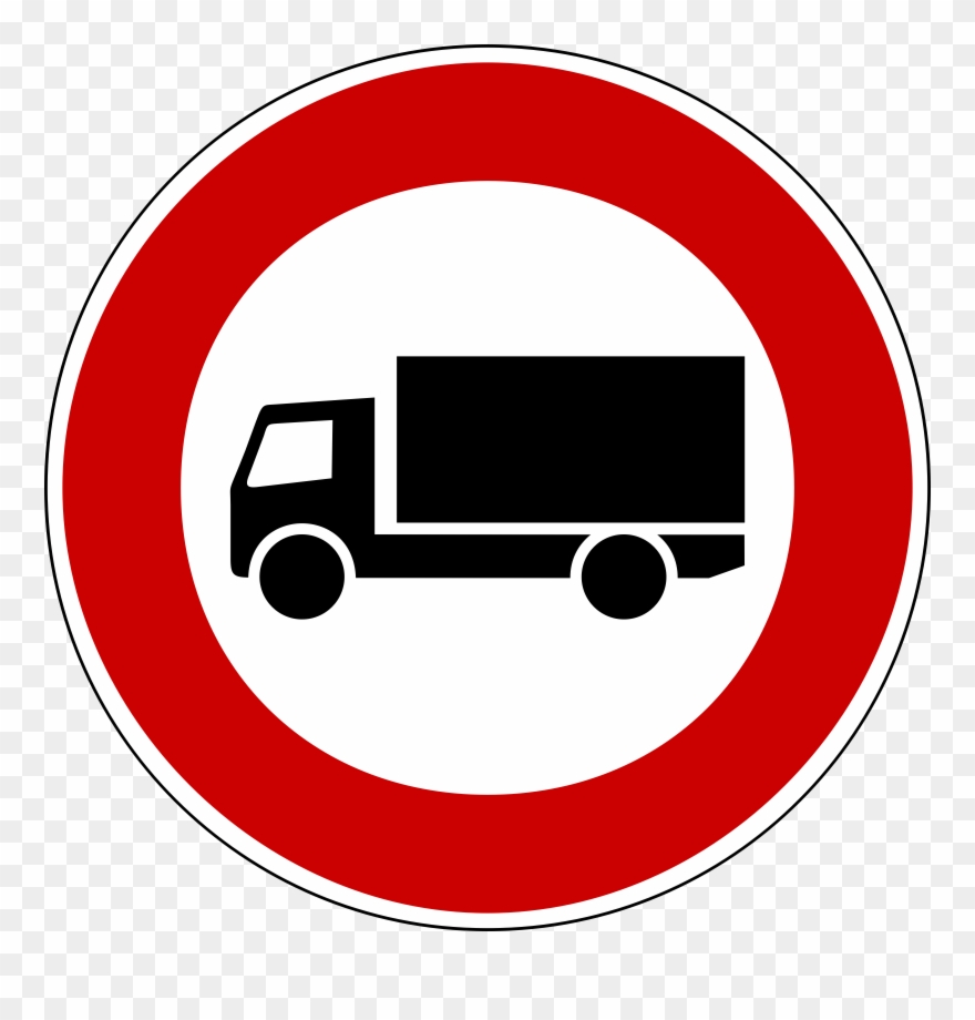 Free Zeichen 253 - Lkw Verbot Clipart