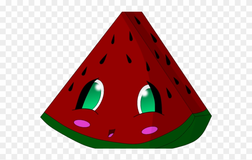 Watermelon Clipart Cut - Watermelon Clipart Png Cute Transparent Png