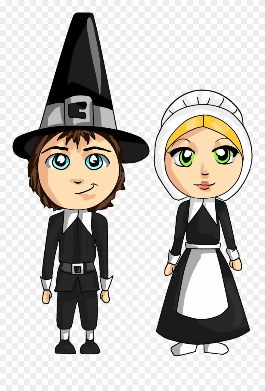 Pilgrims Clipart Thanksgiving Pilgrim Png Transparent Png 523337 Pinclipart