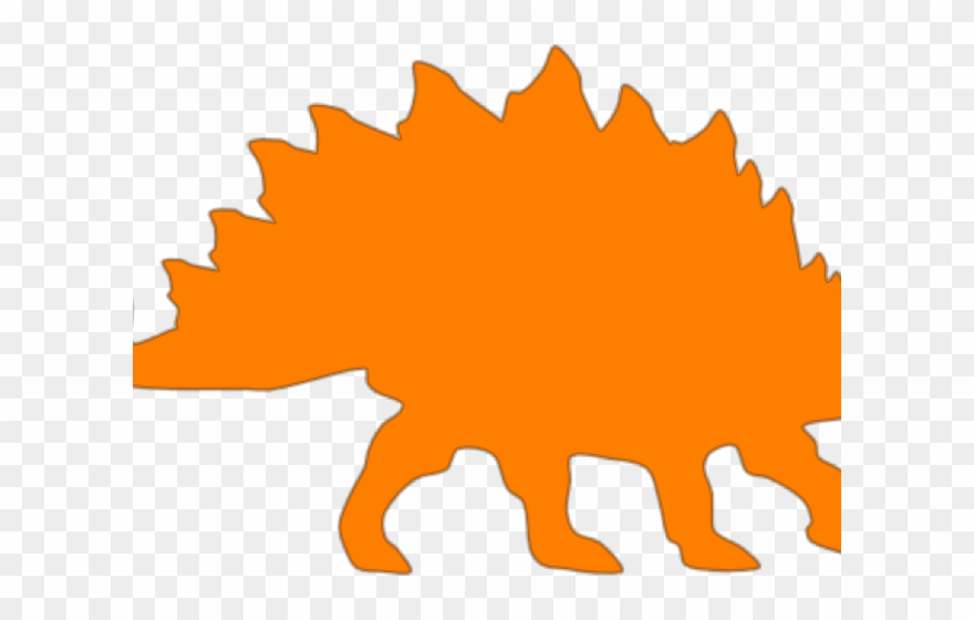 Stegosaurus Silhouette Transparent Clipart
