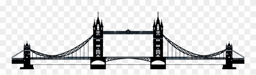 Black And White Download Tower Silhouette At Getdrawings - Tower Bridge Silhouette Png Clipart