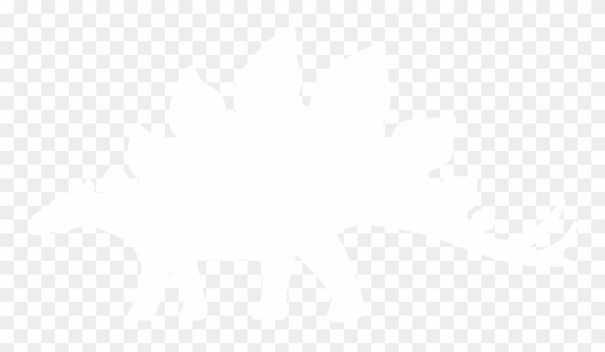 Stegosaurus Silhouette By Paperlightbox - Stegosaurus Clipart