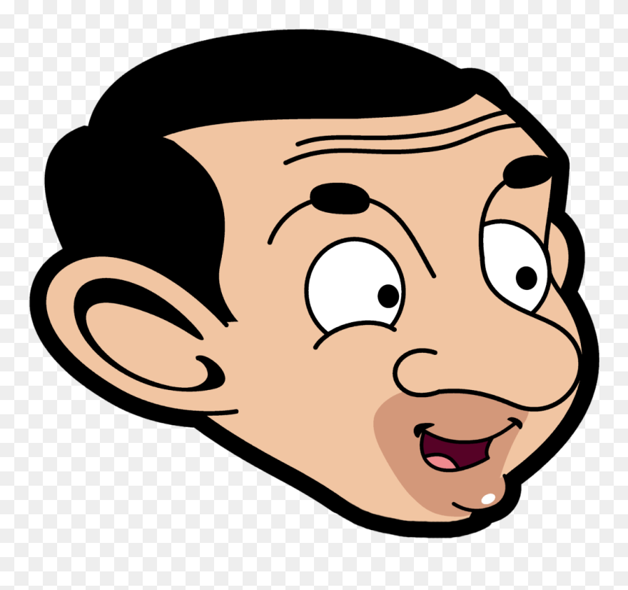 Snaps Pictures Mr Bean - Mr Bean Head Cartoon Clipart