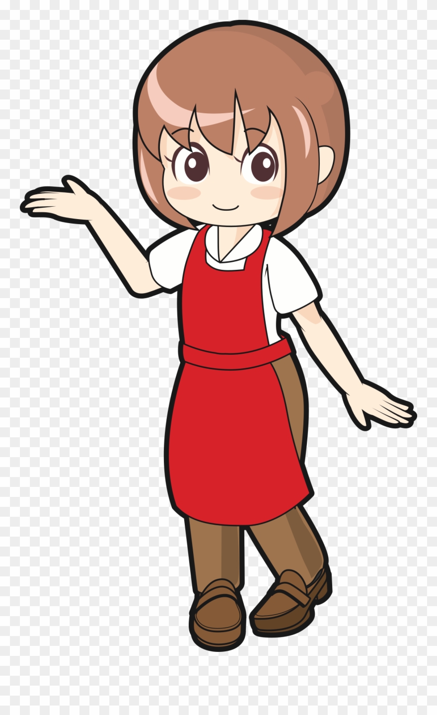 Big Image - Store Clerk Clipart - Png Download