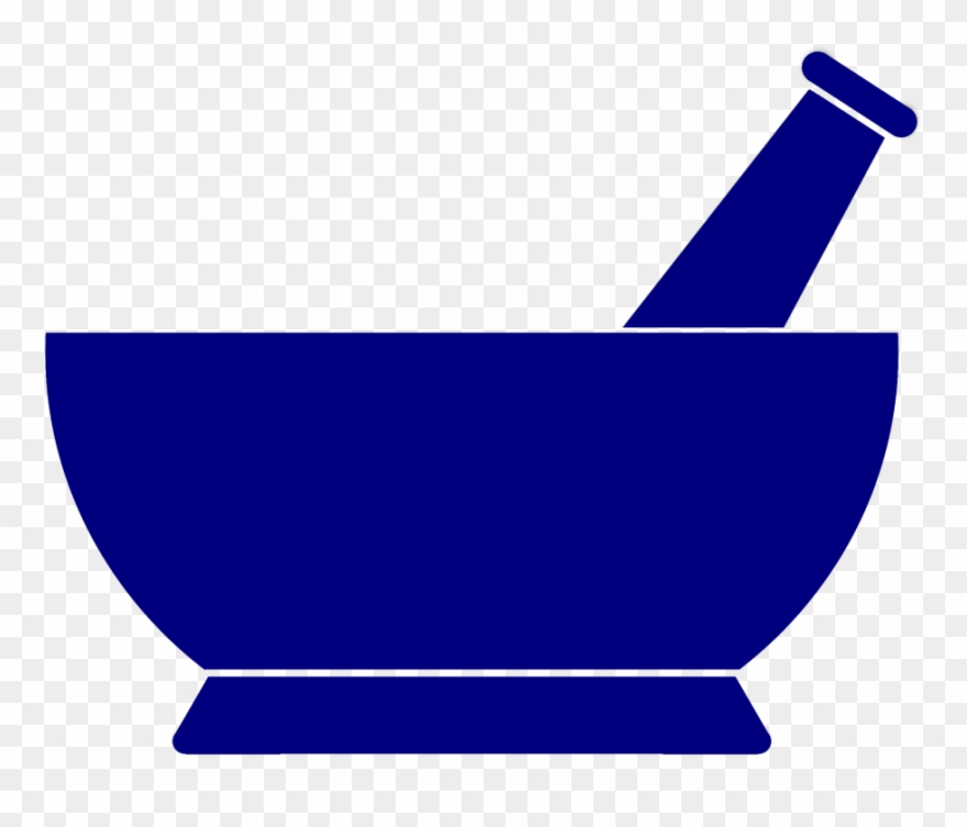 Blue Mortar And Pestle Merchandise - Mortar And Pestle Blue Clipart