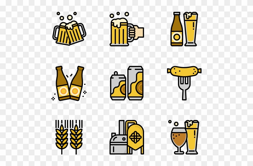 Beer - Alcohol Icon Vector Clipart