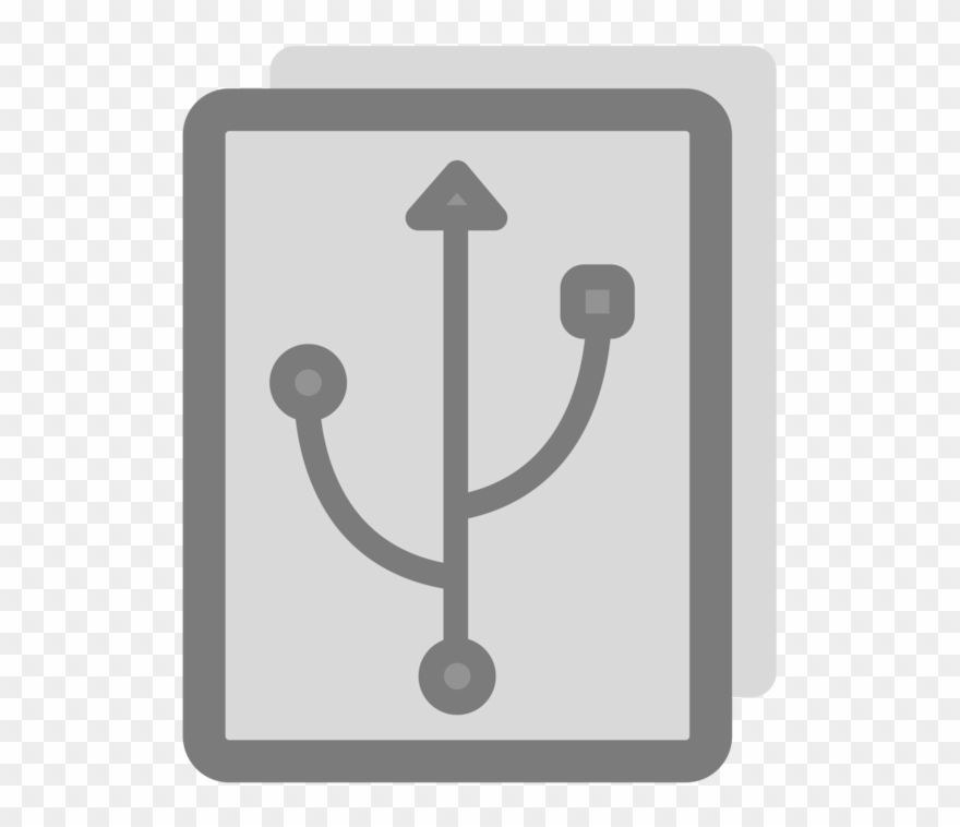 Ac Adapter Usb Flash Drives Flash Memory Computer Hardware - Usb Icon Png White Clipart