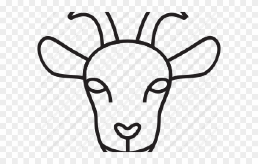 Goats Head Clipart Realistic - Icon - Png Download