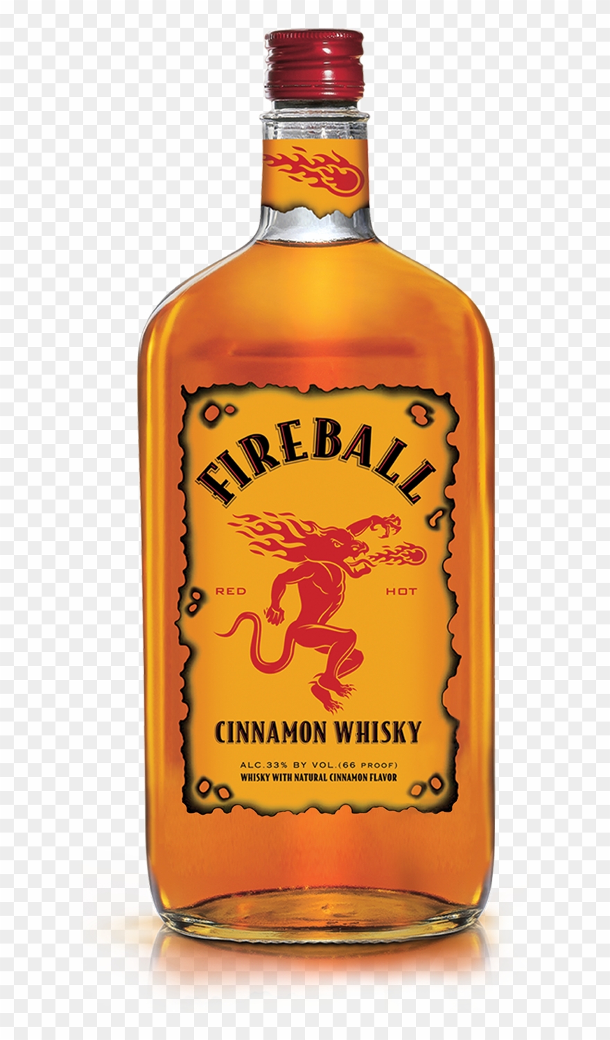Whiskey Vector Transparent - Fireball Whiskey Clipart