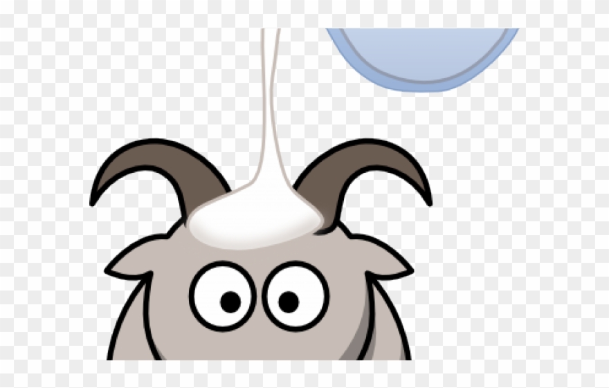Goats Head Clipart Dairy Goat - Cartoon Goat Baby Blanket - Png Download