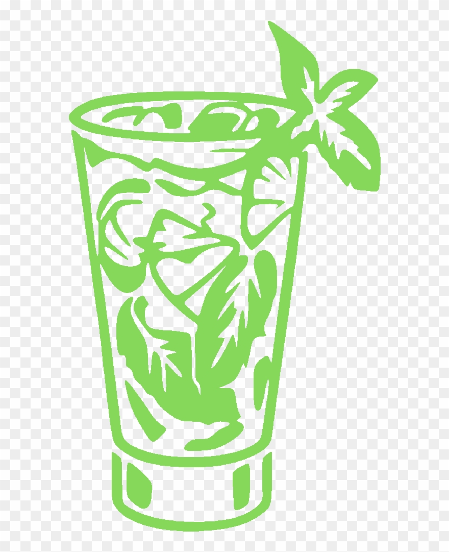 Mojito Clipart Glass - Cocktail - Png Download