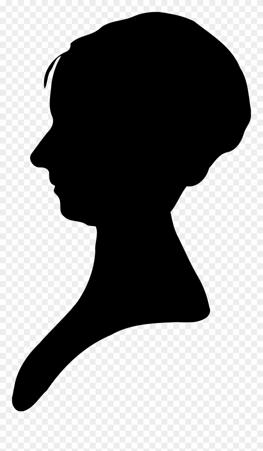 S Icons Free And - Woman Silhouette Profile Png Clipart