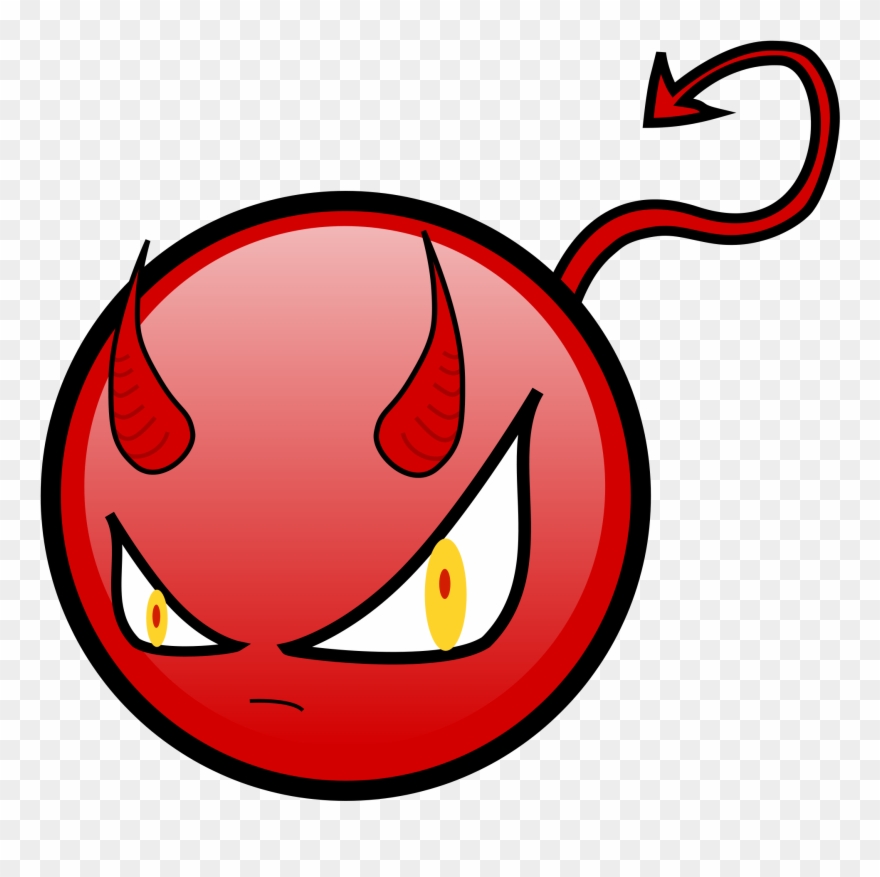 Open - Evil Red Clipart