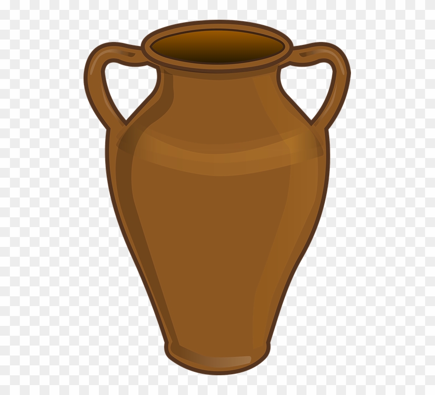 Jar Clipart Water Jar - Vaso De Barro Desenho - Png Download