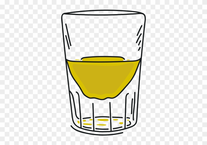 Royalty Free Empty Whiskey Glass Clip Art, Vector Images - Shot Glass Clipart Png Transparent Png