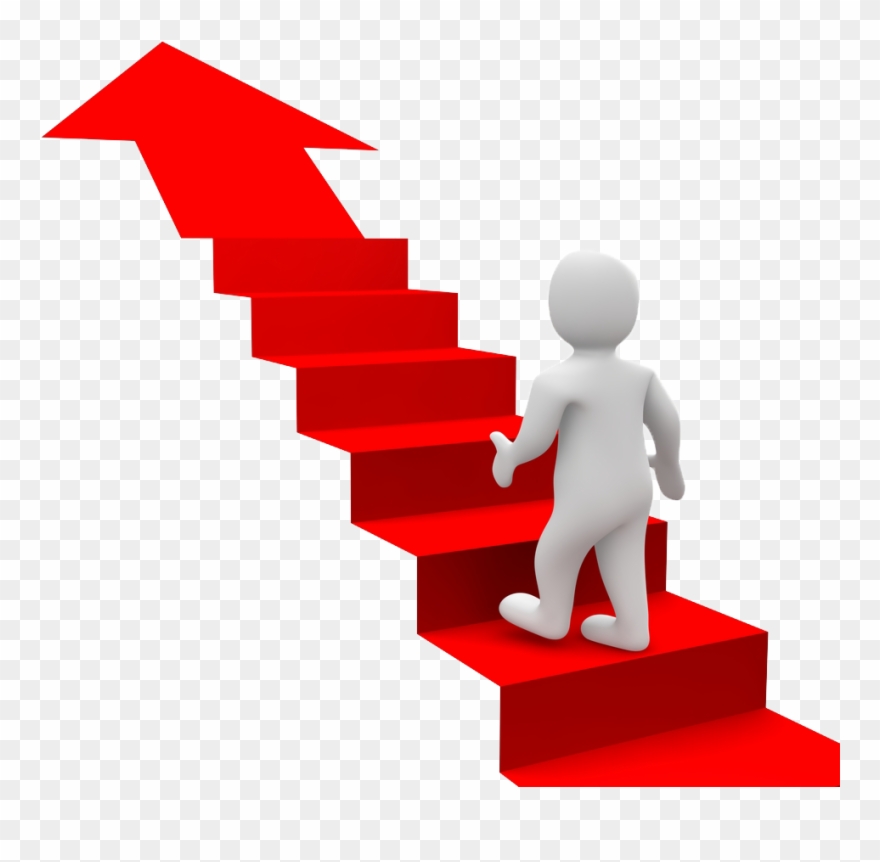 Goal Clipart Stair - Stairs For Success Png Transparent Png
