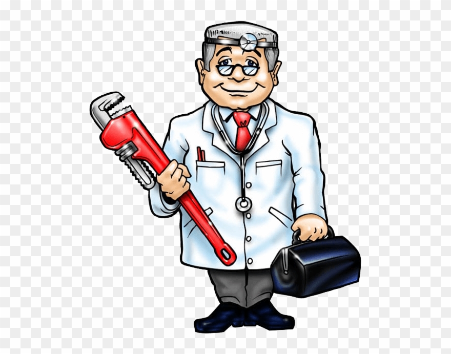 Picture Freeuse Library Plumber Clipart - Plumber Doctor Logo - Png Download