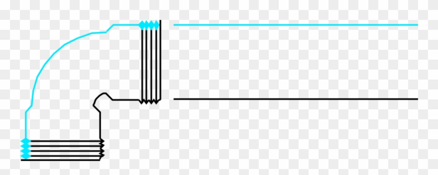 Plumbing Plumber Pipe Central Heating Piping - Water Pipeline Clipart - Png Download