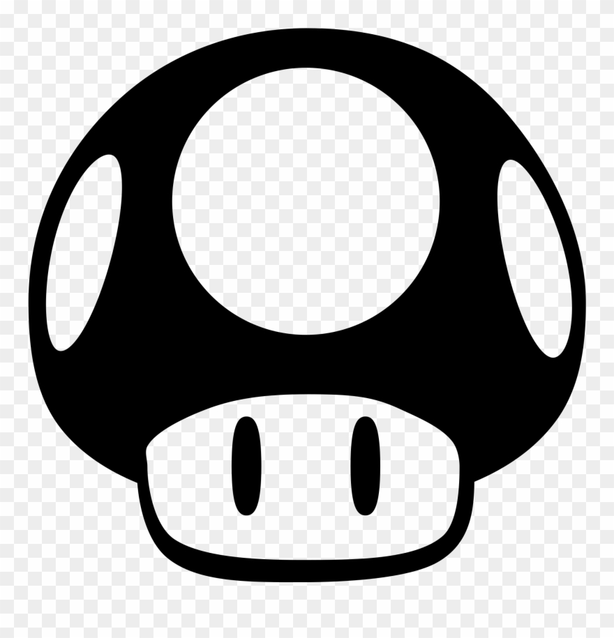Open - Super Mario Mushroom Svg Clipart