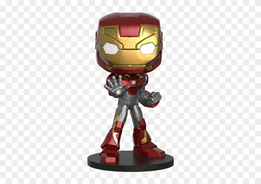 Iron Man Us Exclusive Wobbler - Funko Pop De Spiderman Homecoming Clipart