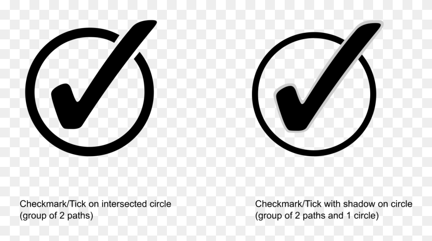 Medium Image - Circle With A Tick Clipart