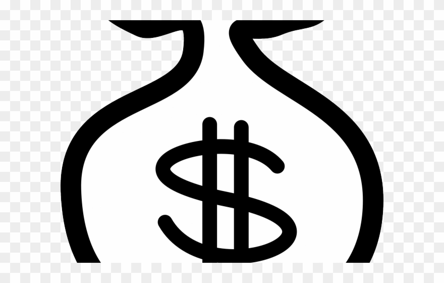 Super Mario Clipart Black And White - Money Clip Art Black And White - Png Download