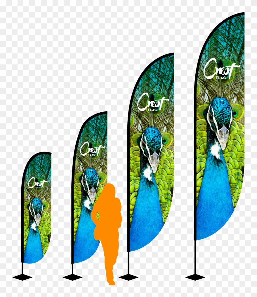 Extra Large Crest Flag Monkey Banners - Flag Clipart