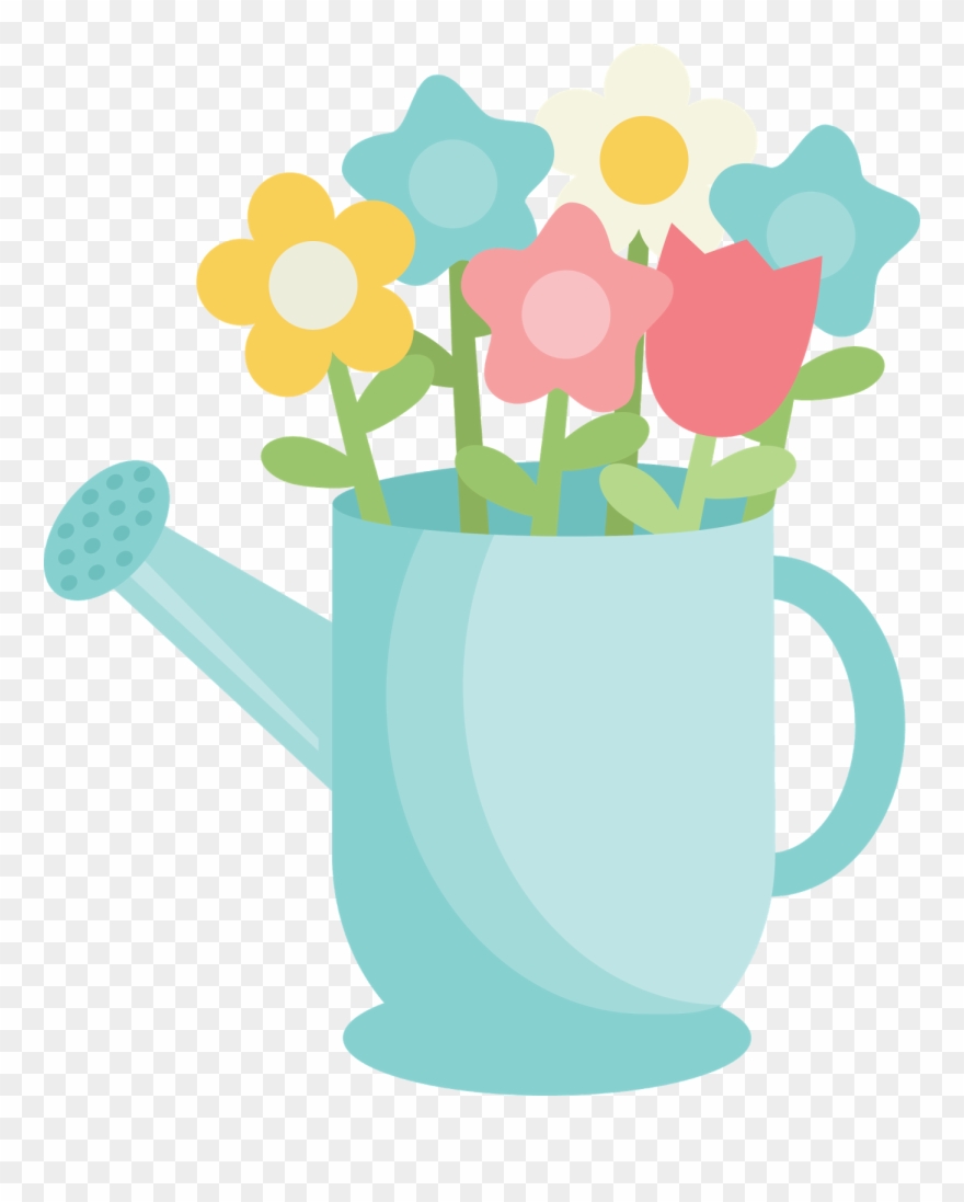Saturday, April 26, - Watering Can Cute Cartoon Clipart