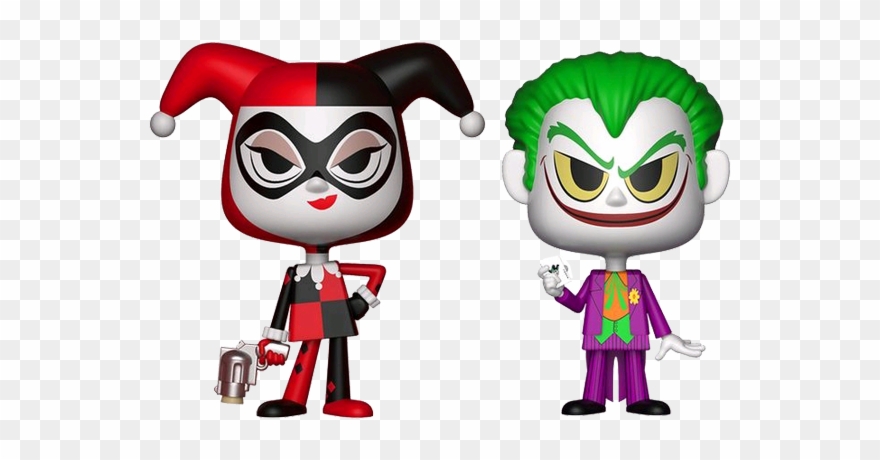 Dc Super Heroes - Funko Pop Joker And Harley Quinn Clipart