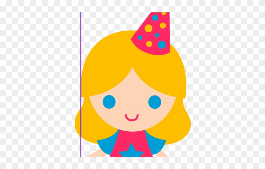 Birthday Girl Clipart - Transparent Hat Birthday Png