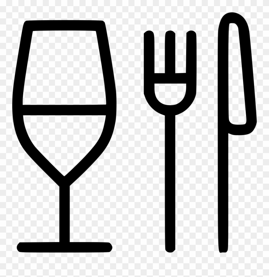 Fork Clipart Elegant - Restaurant Food Icon Png Transparent Png