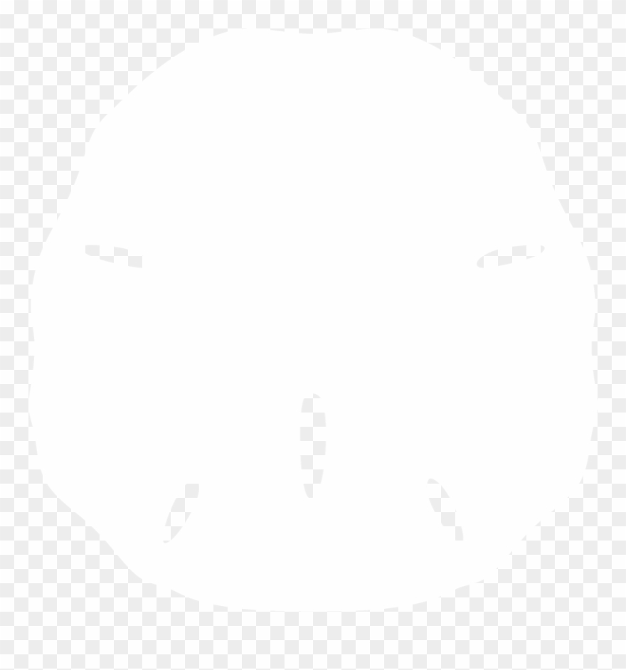 Sand Dollar Silhouette By Paperlightbox Clipart