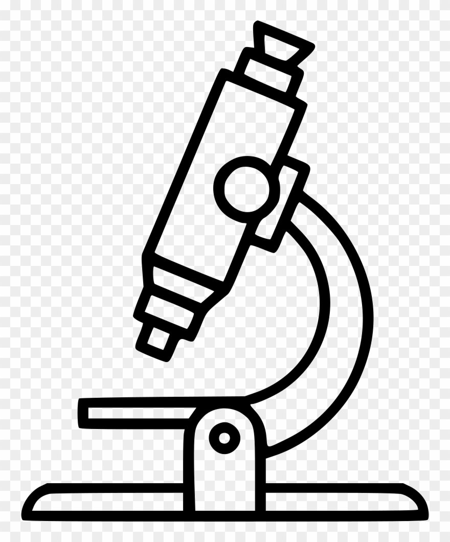 Download Microscope Clipart Clear Black And White Microscope Clipart Png Download 526360 Pinclipart