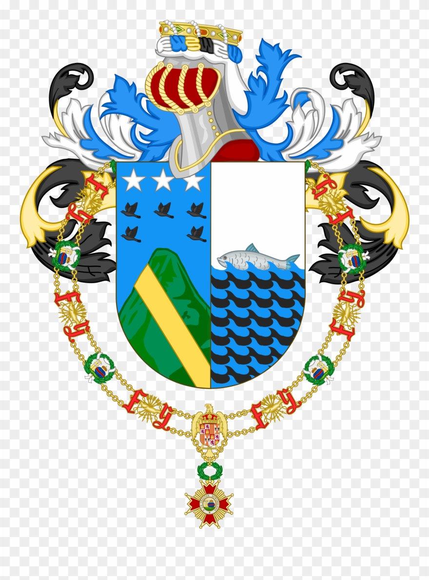 Honours - Coat Of Arms With Order Of Isabella Clipart
