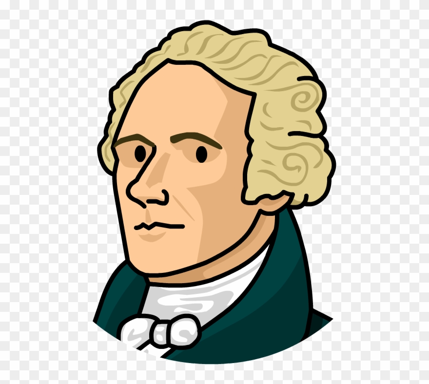Alexander Hamilton - Alexander Hamilton Cartoon Drawing Clipart