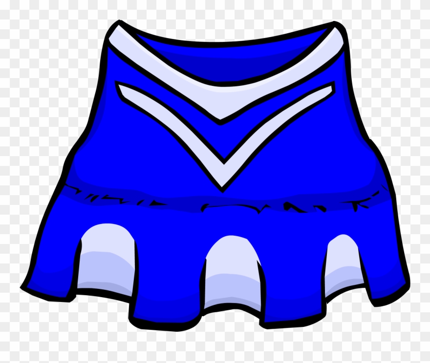 Clothing Clip Art Images Black And White Ud83e Udd37 - Club Penguin Cheerleader Outfit - Png Download