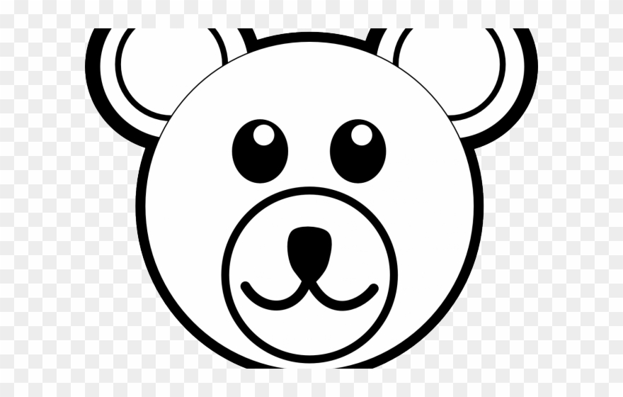 Gummy Bear Clipart Drawn - Easy Animal Face Drawing - Png Download