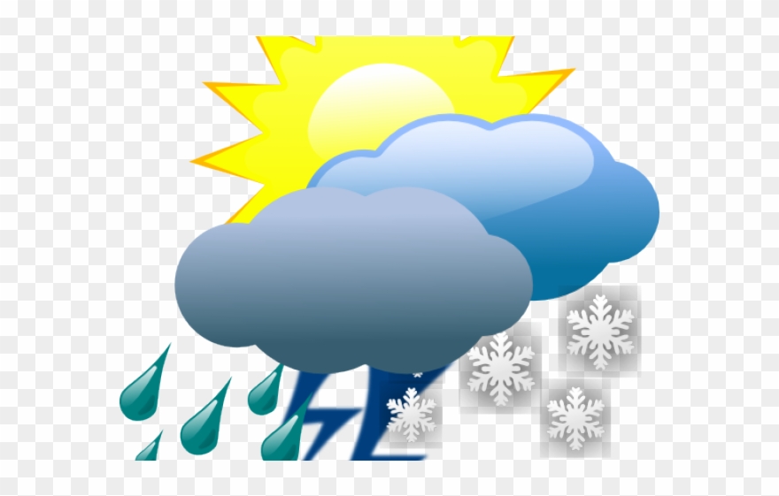 Free Weather Clipart - Weather Clipart Transparent Background - Png Download