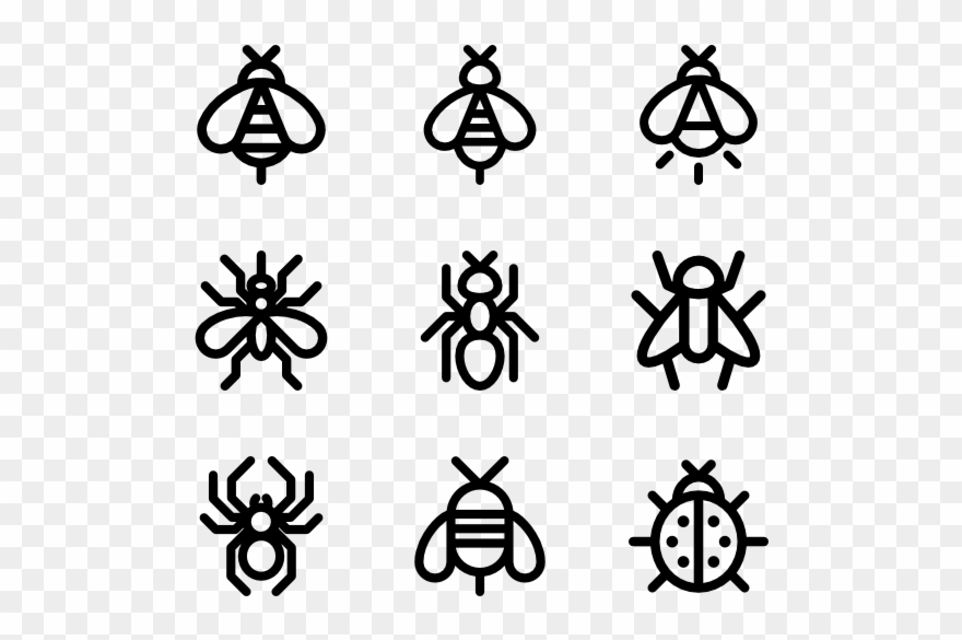 Jpg Library Stock Insect Icons Free Insects - Insect Icon Clipart