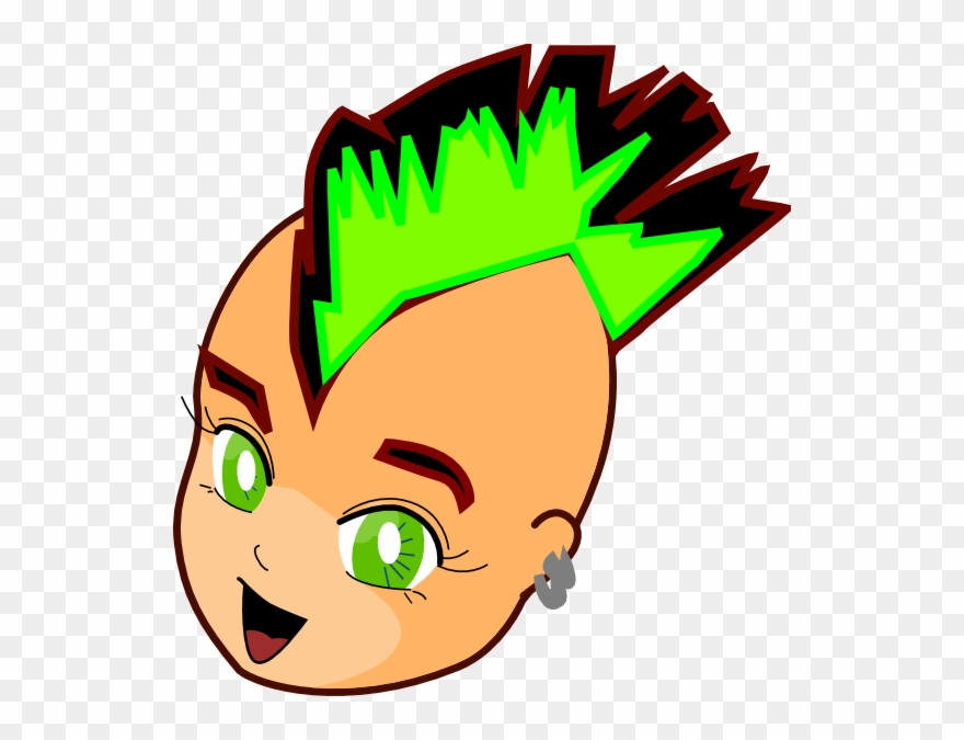 Horse Clip Art - Mohawk Clipart - Png Download