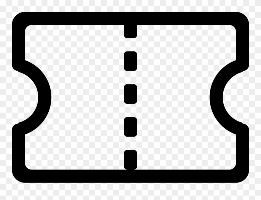 Ticket Clipart Svg - Icon - Png Download