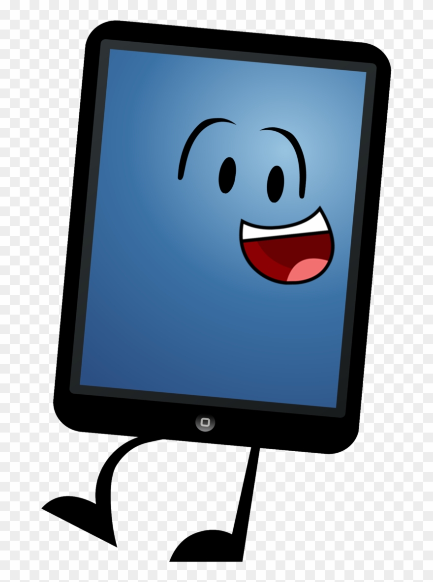 Tablet Clip Cartoon Computer Vector Black And White - Battle For The Big B Tablet - Png Download