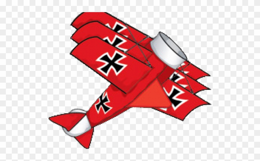 Plane Clipart Red Baron - X Kites 3 D Supersize Red Baron - Png Download
